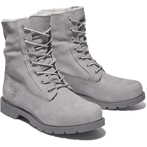NWT Timberland Women's Linden Woods Fold-Down Winter Boots,Grey